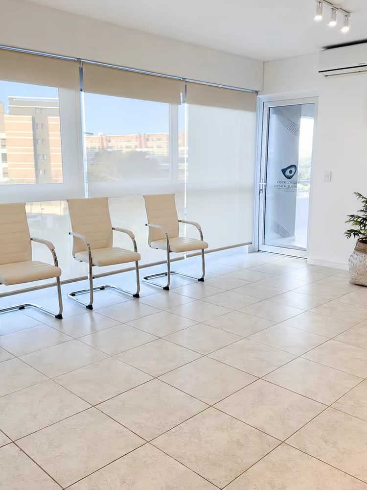 Sala de espera del consultorio
